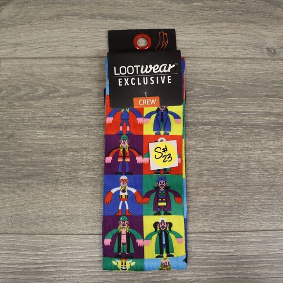 Loot Crate Wear X5 Pairs Animated TV Mix and Match Adult Non-Slip Socks - Picture 2 of 12